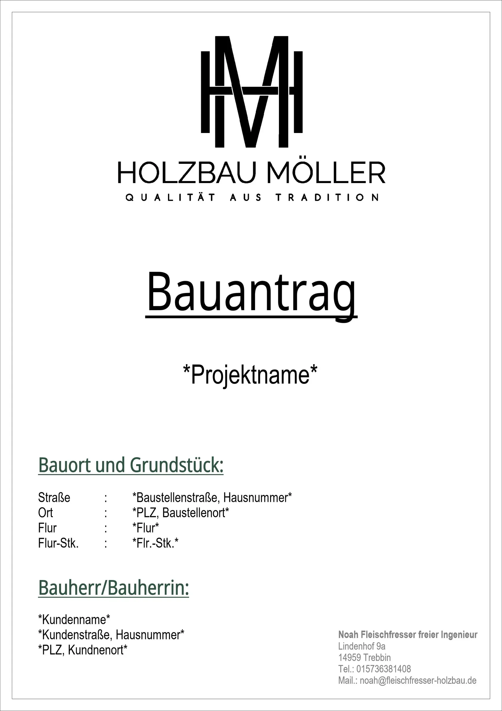 Bauantrag